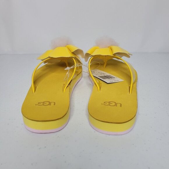 UGG Poppy Pom Pom Flip Flop Sandals - Picture 3 of 7